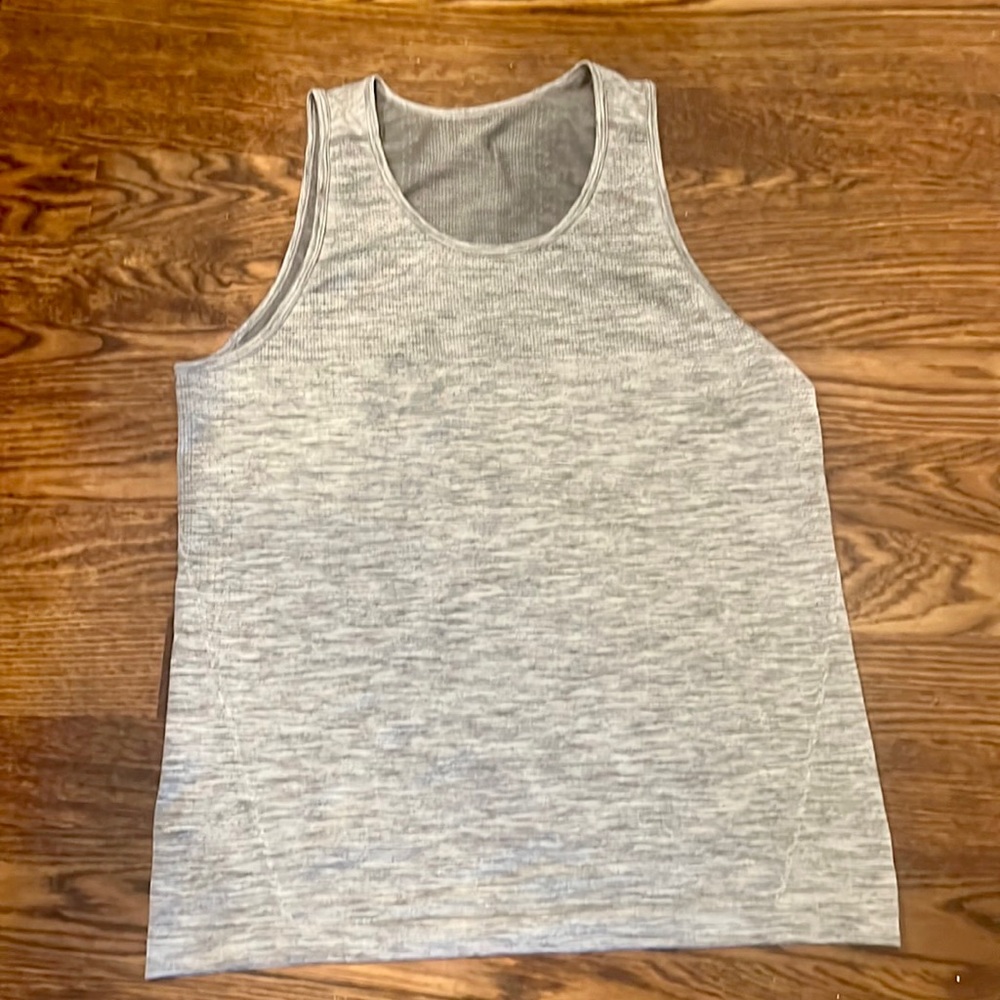 Lululemon Men’s Metal Vent Tech Tank Grey Gray Medium Sleeveless M